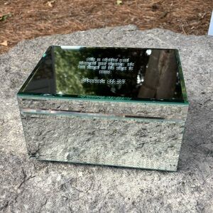 Elegant Mirrored Jewelry Box